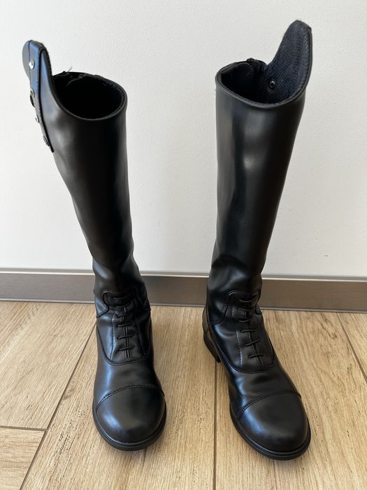 Buty jeździeckie oficerki Suedwind 34 dziecięce skóra 21 cm