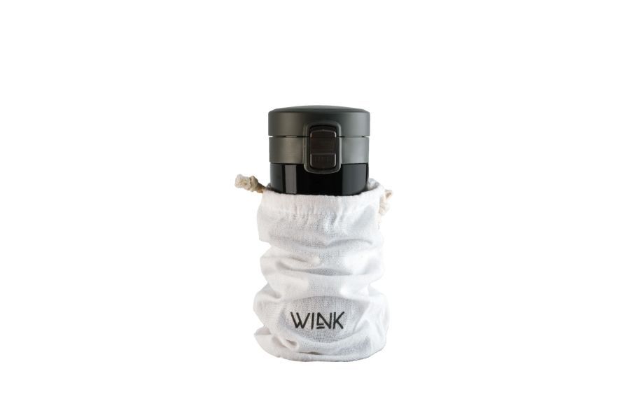 Kubek Termiczny WINK BLACK 370 ml.