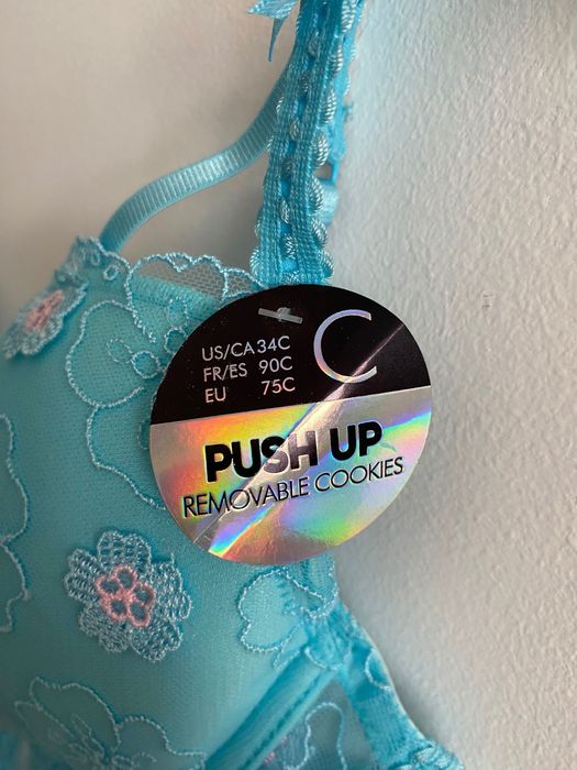 Turkusowy nowy stanik NEW YORKER 75C