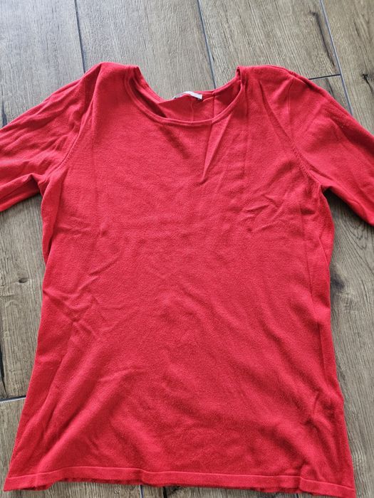 Bluzka elegancka damska sweterek swetr delikatny orsay L