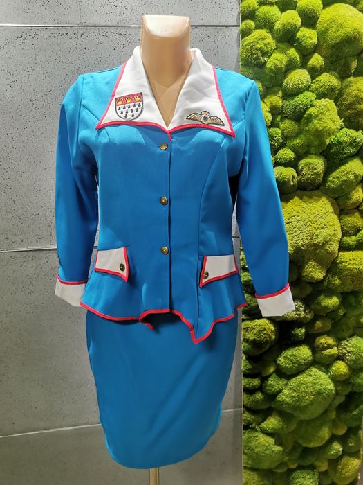 Strój przebranie kostium stewardessa