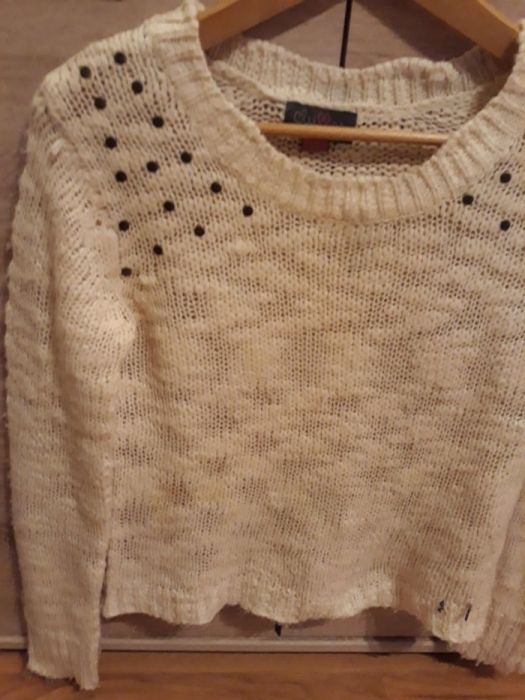 Sweter cropp S Ponczo River Island