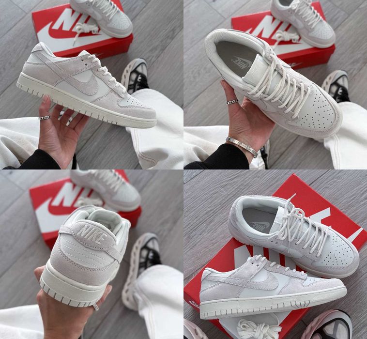 Кросівки Nike Dunk Low Suede Milk 36-45 Новинка Осені! Купити! Топ
