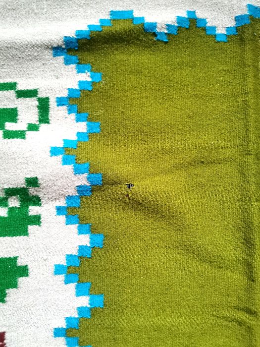 Wełniany Dywan kilim rzemiosło ludowe