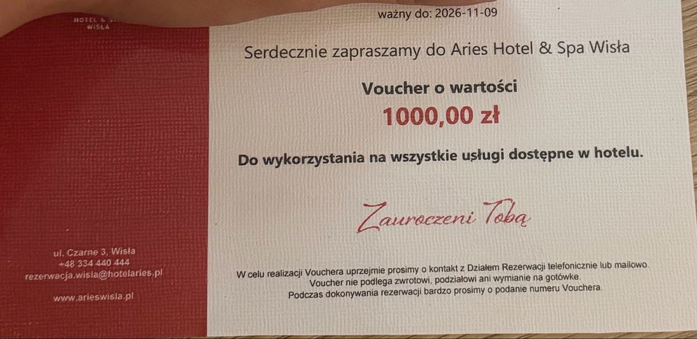 Voucher Aries Hotel&spa