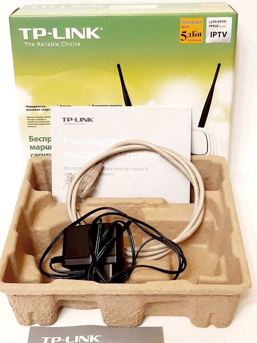 TP-Link TL-WR841N (UA) до 300 Мбит/с, 2.4 ГГц, маршрутизатор