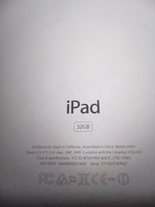iPad wifi 4g 32gb