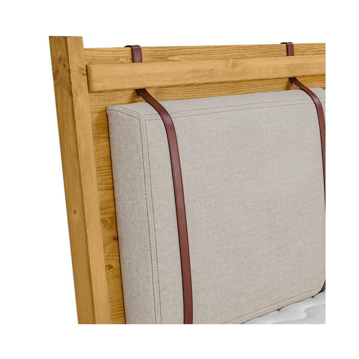 nowoczesne drewniane łóżko 90x200 sosnowe MEBLO-WOSK producent