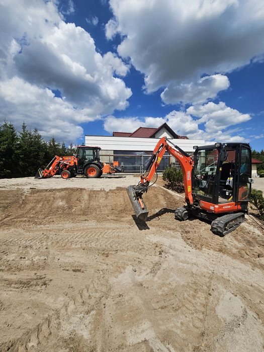 Glebogryzarka separacyjna,  równanie terenu, minikoparka, ogrody