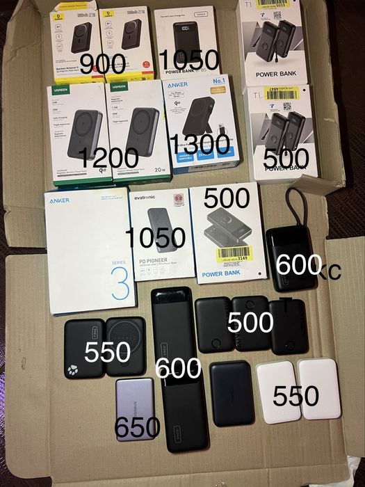 Повербанки Baseus INIU Ugreen PD Pioneer Anker  Power Bank