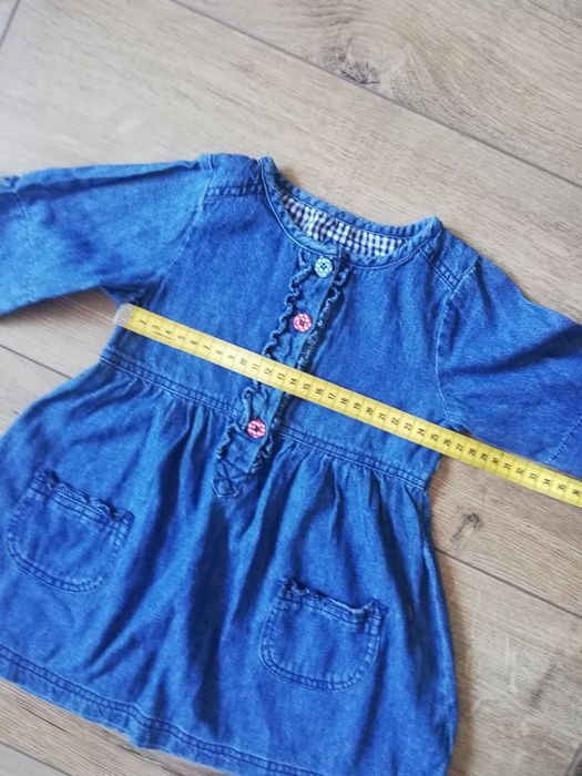 Sukienka jeans  roz 86