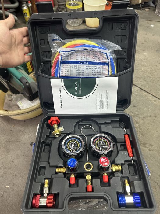 Манометричний колектор 2-вентильний Whicepart (R-22, R-134a, R-32, R-410A)