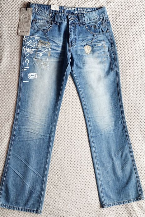 Spodnie męskie dżinsowe M