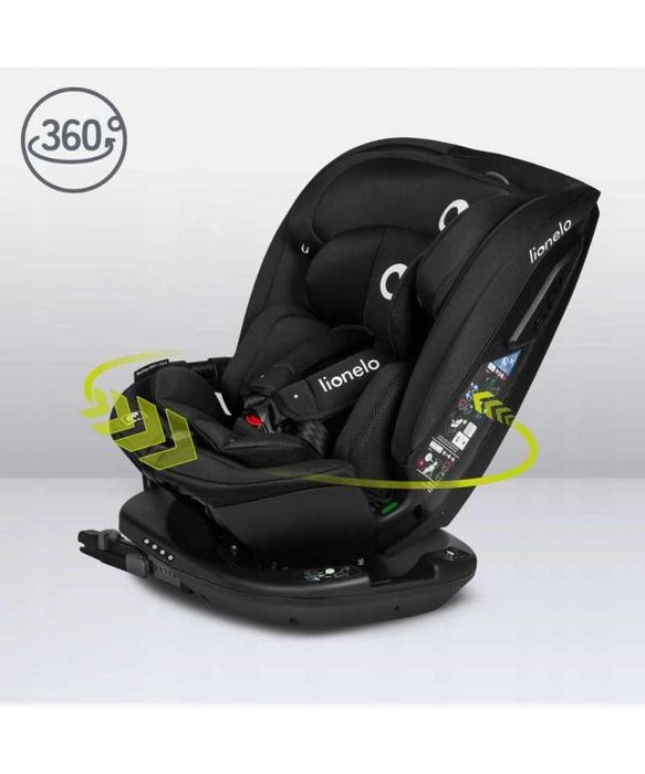 Fotelik Samochodowy Obrotowy 360. 0-36kg Lionelo Bastian RWF i-size