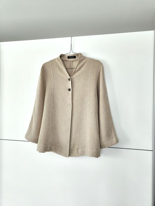 Marynarka Massimo dutti 36 S wełniana koszula wierzchnia narzutka wiskozowa
