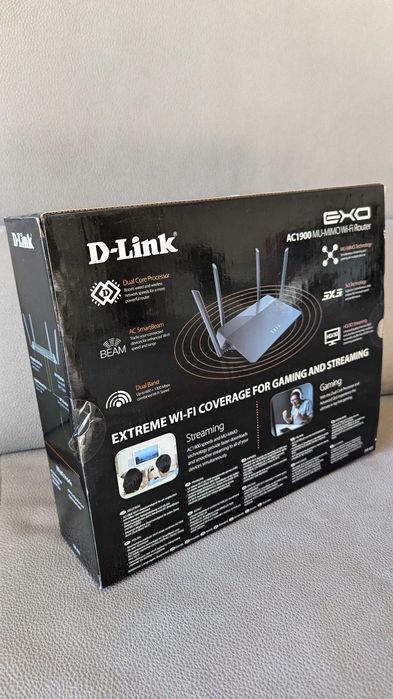 Router D-LINK Exo DIR-878 AC1900 MU-MIMO Wi-Fi (como novo)