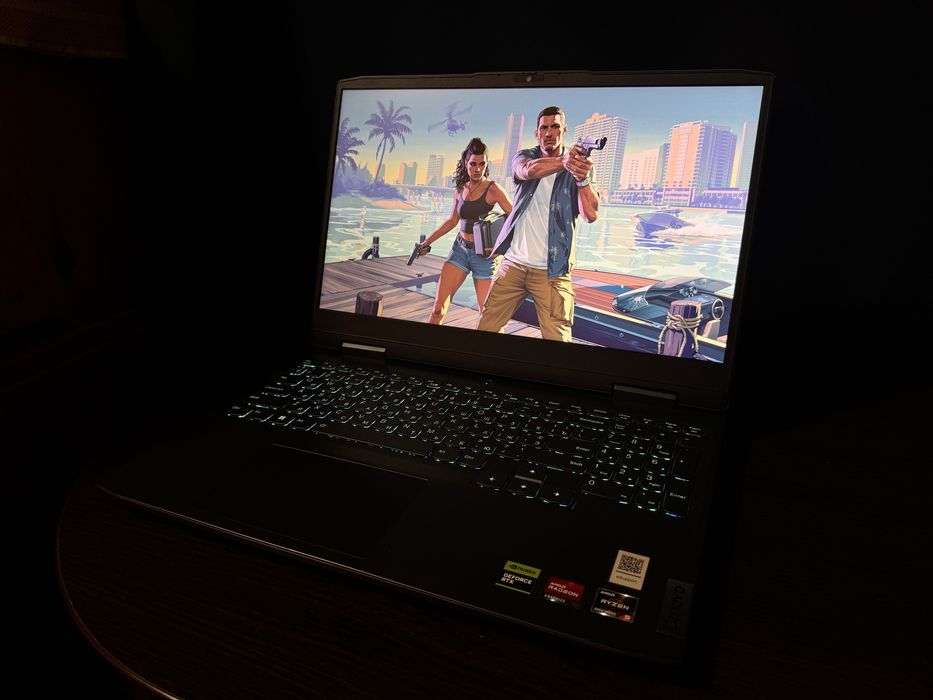 Ноутбук Lenovo RTX3050/ AMD Ryzen 5/ DDR5 16/ SSD 1 tb/ 120 ГЦ/15.6