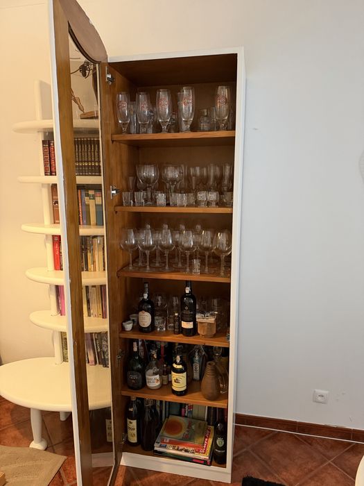 Móvel Vitrine c/ porta e prateleiras