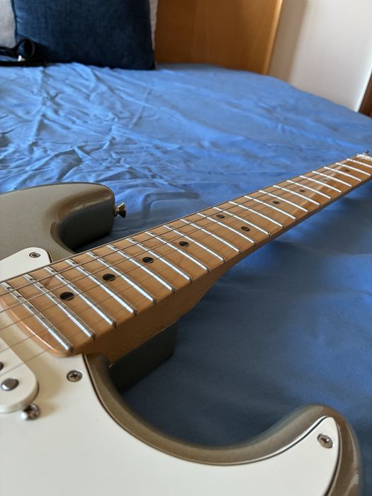 Fender Stratocaster Player Series HSS Silver Custom + Inox frets and dressing
