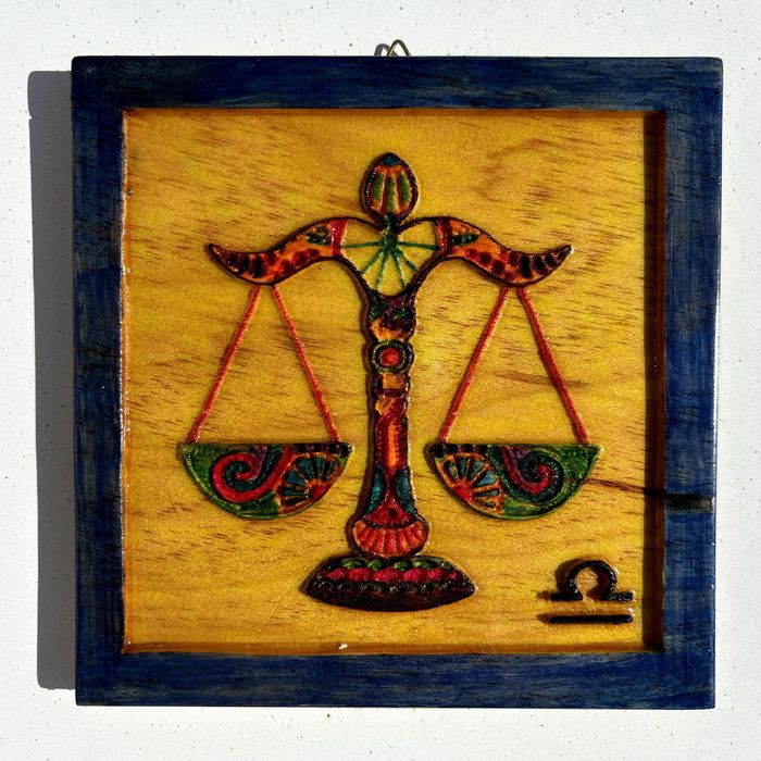 Pintura em madeira feita à mão - Vários Signos