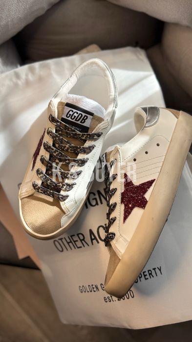 Голден гуз golden goose кеды звезда женские кроссовки лео леопардовые