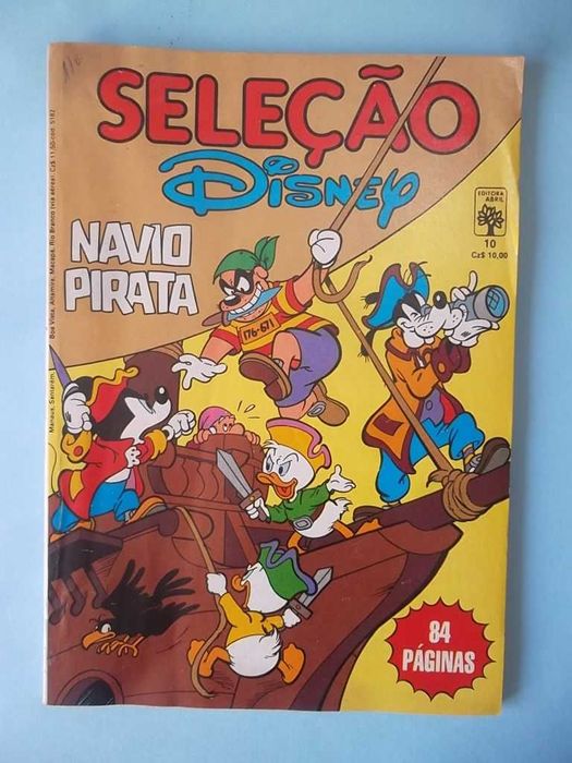Seleção Disney - Editora Abril - lote de revistas BD
