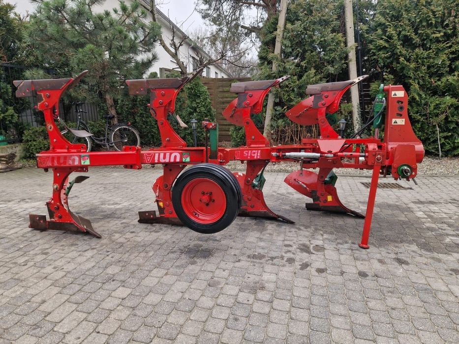 Unia IBIS L3+1  4 skibowy Pierwszy właściciel od nowości Lemken Kuhn  Pług obrotowy używany