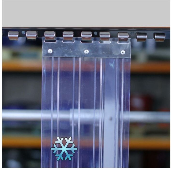 Лента для ПВХ завес прозрачная стандартная 200 мм * 2 мм 84грн