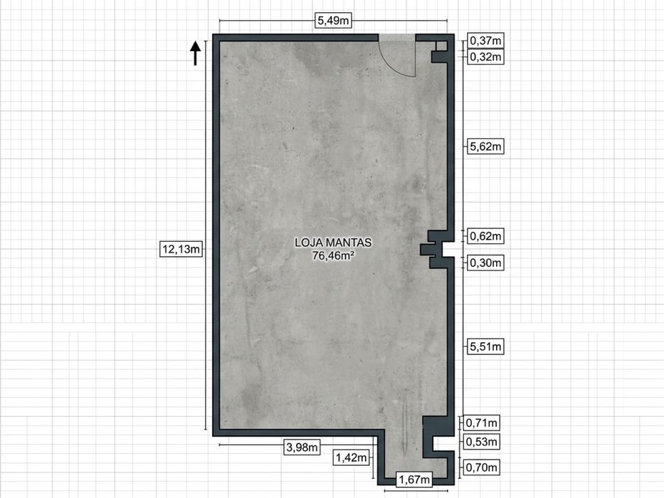 Loja / Loft 76m² - Av. Visconde Carnaxide (Mantas)