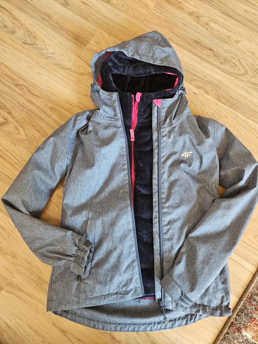 Kurtka WIOSNA XS  4F polar Decathlon 12 lat zestaw