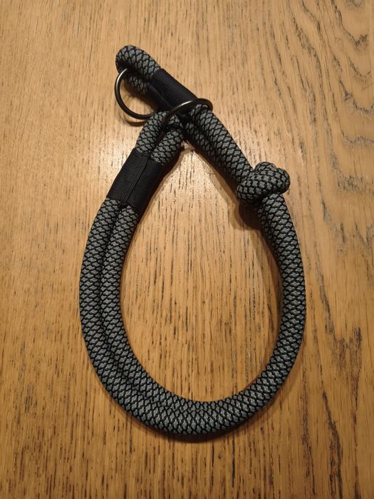 Trixie obroża zaciskowa dla psów Soft Rope czarna L-XL- 55 cm