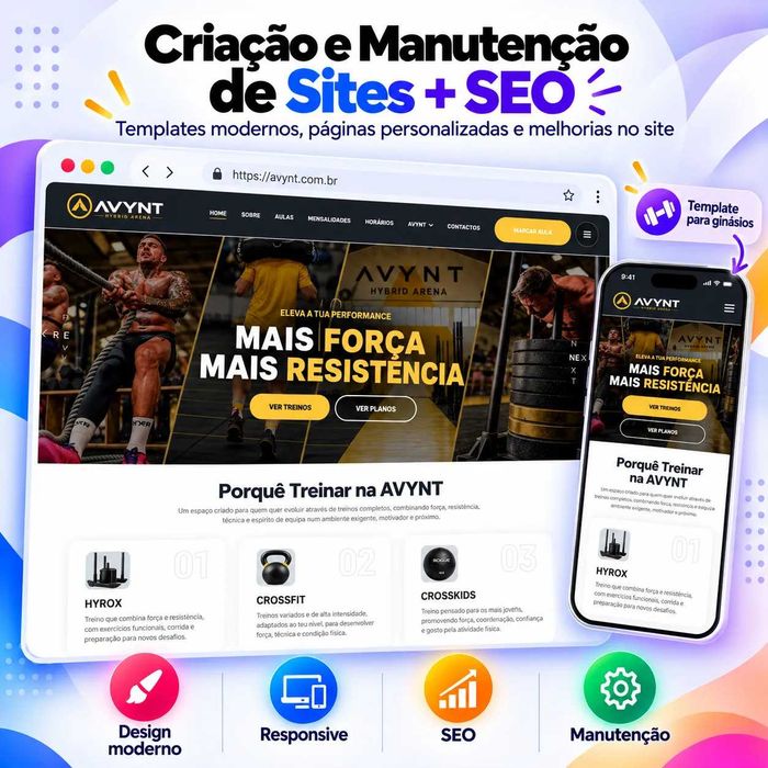 Criação e Manutenção de Sites + SEO