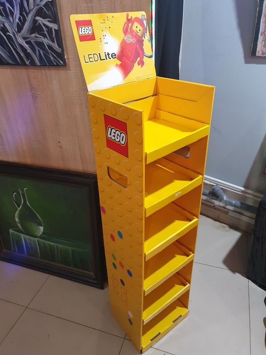 Ящек для конструктора Lego, Полки лего Lego, Картонные