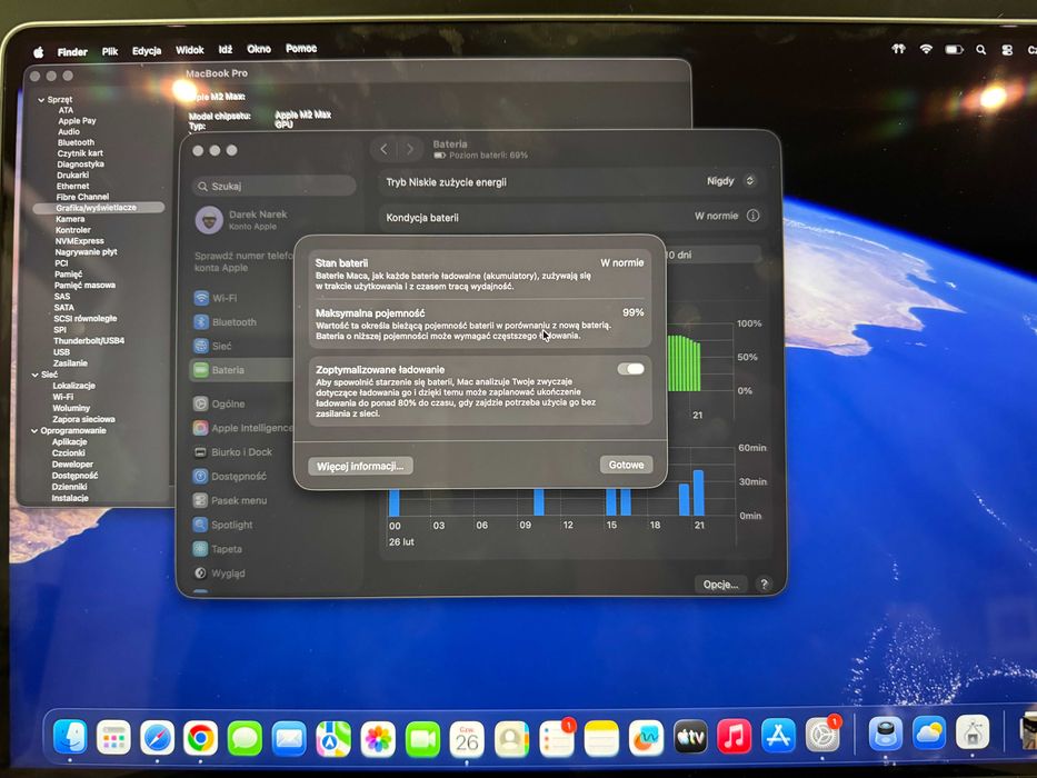 Macbook Pro 14' | M2 MAX | 32GB RAM | 99% Baterii + Ładowarka