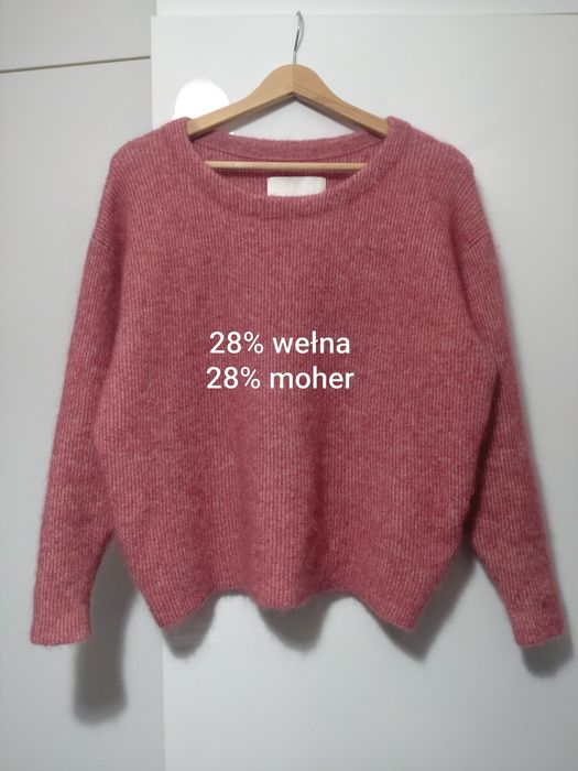 Sweter damski z wełną malinowy Yaya Woman r. Uni