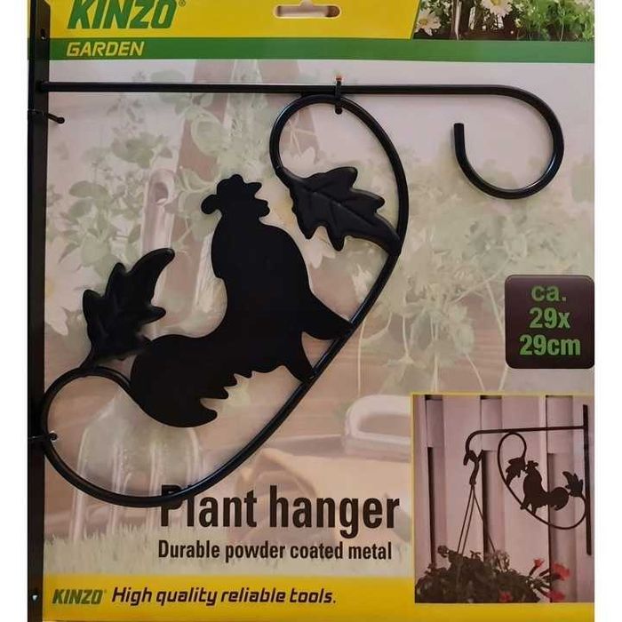 2 szt Nowy Kwietnik Uchwyt Wieszak na Kwiaty Ścienny , Hak Metalowy Ok