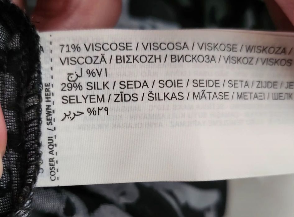 Długa narzutka-"kimono" z jedwabiem