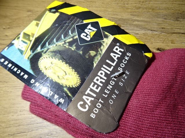 Caterpillar cieple skarpety bordo nowe 39-42
