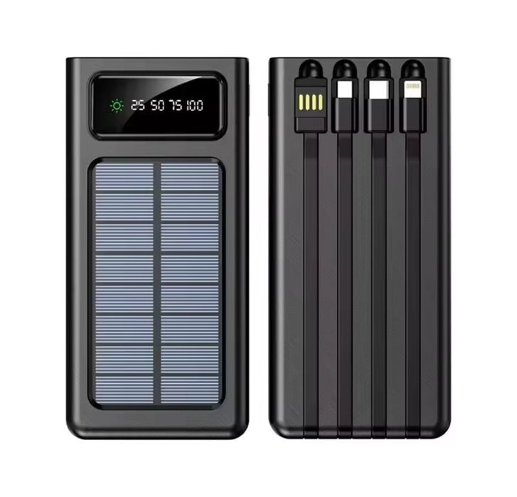 Powerbank solar 4 cabos