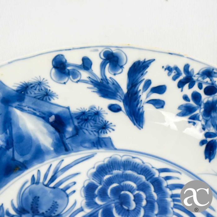 Prato em porcelana da China, Período Kangxi, séc. XVII / XVIII