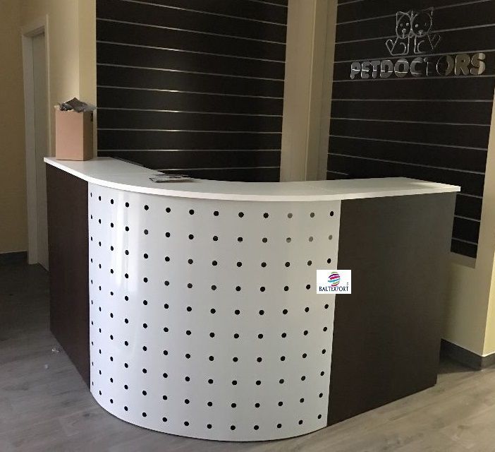 Balcão Recepção Curvo Atendimento Publico Material Receção Qualidade