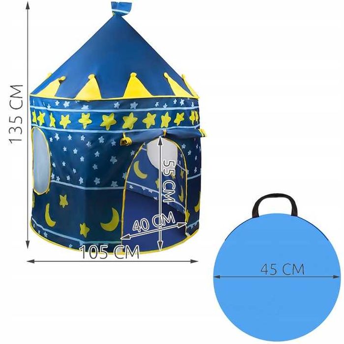 Namiot dla Dzieci Domek Zamek do Domu Ogrodu Pokoju Pałac