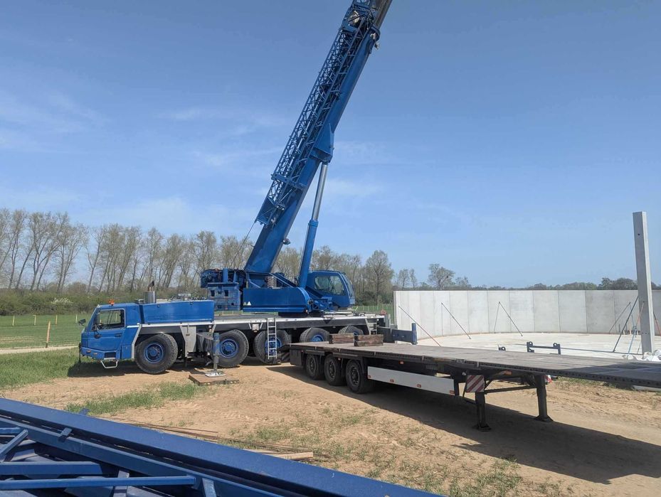 Usługi dźwigowe ,usługi żurawiami samojezdnymi,dźwig,żuraw 110 ton