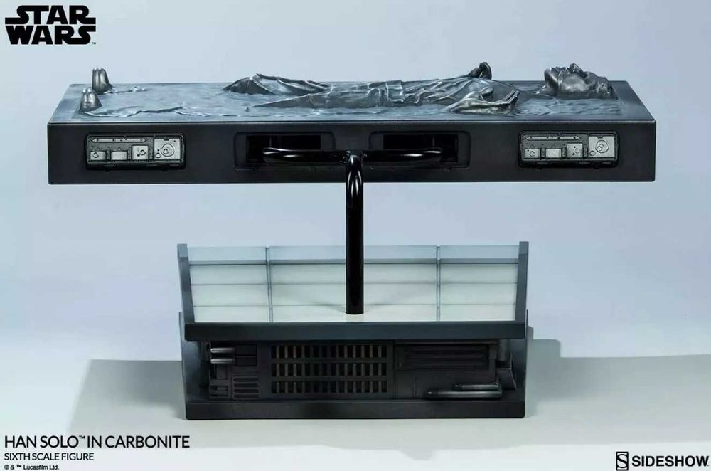 Star Wars Han Solo in Carbonite 1:6 Figur Sideshow Harrison Ford 38 cm