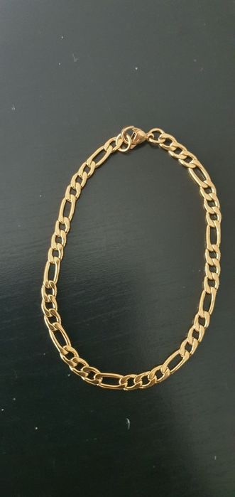 Pulseiras e fios banhadas a ouro laminado 18k 5/8mm