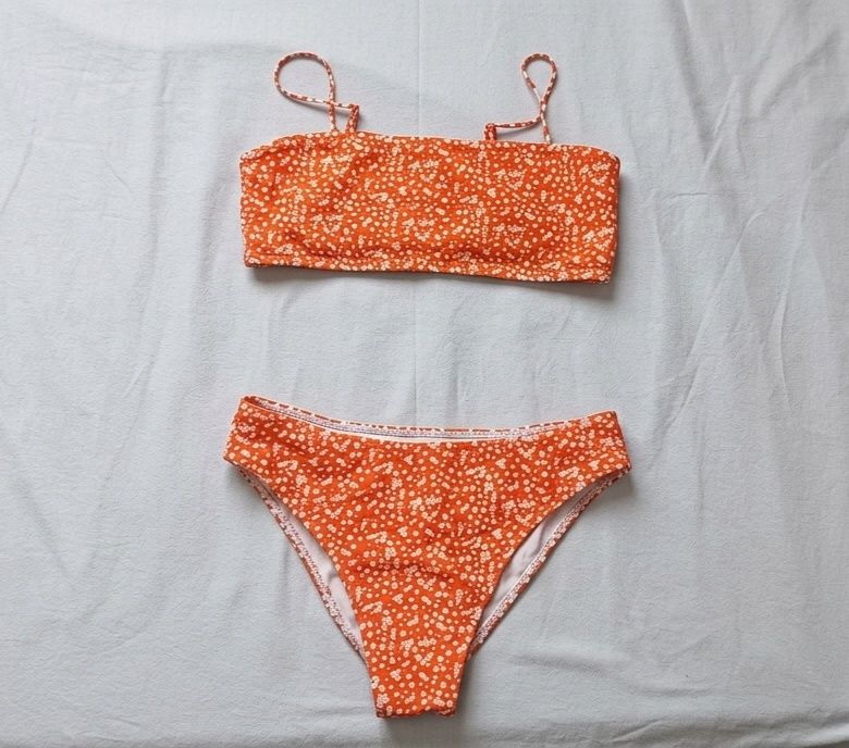 Biquíni Laranja Estampado