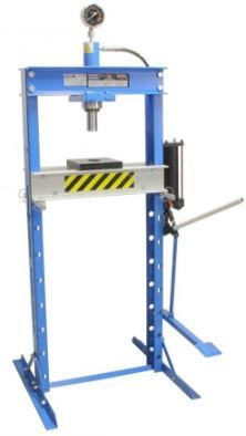 Prensa Hidráulica de coluna c/ 20 toneladas c/ Manómetro e pedal. AP28