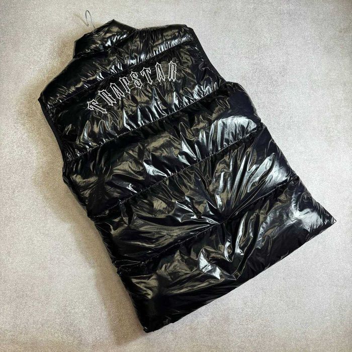 Жилетка Trapstar лакова | Безрукавка Trapstar чоловіча | Трапстар жиле