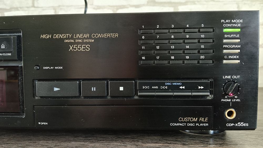 SONY CDP-X55ES Compact Disc Player 1989-91
