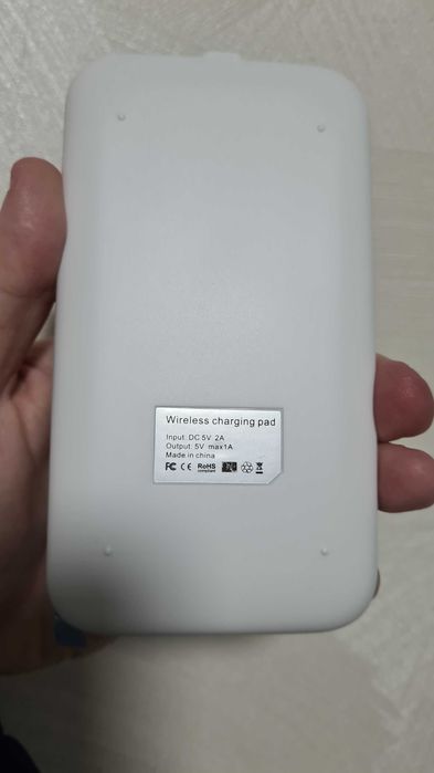 Беспроводная зарядка, Новая, для IOS, Android, iq, Samsung, Xiaomi,